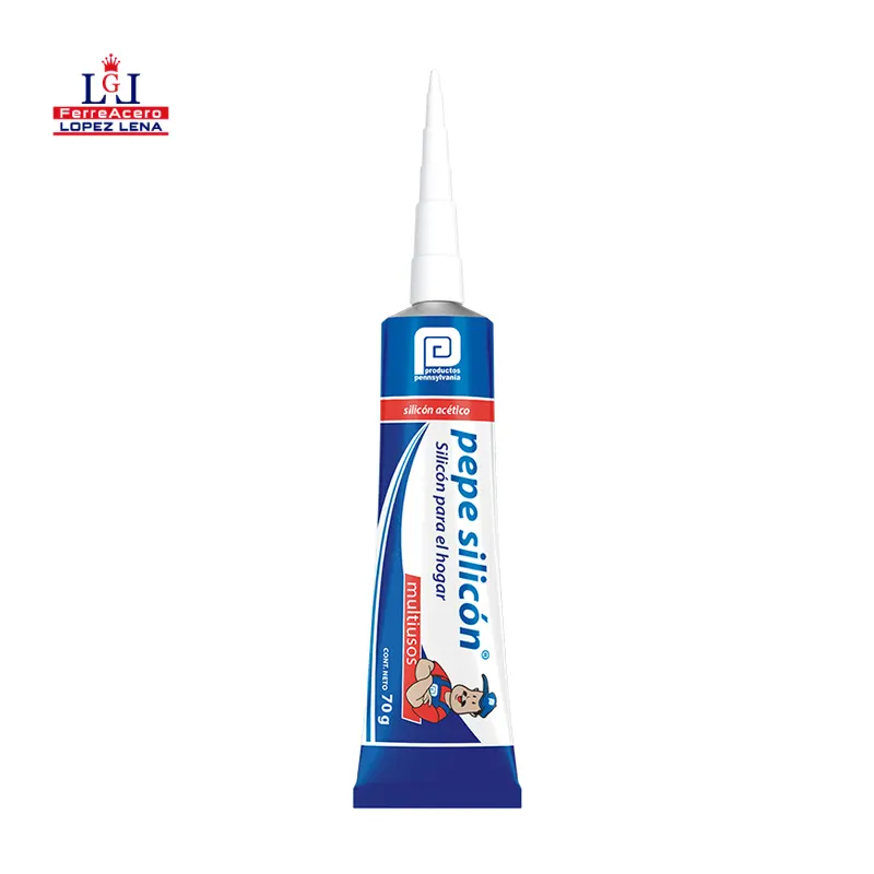 Silicon Tubo De 70gr - Pennsylvania Pepe P/hogar Transparente.