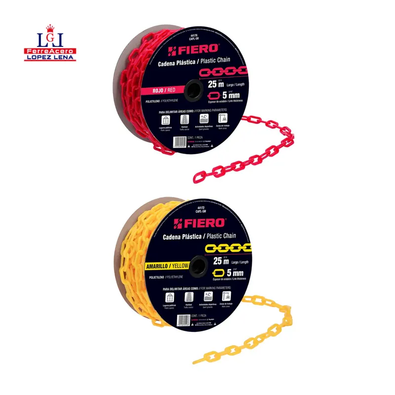 Cadena De Plastico 5.00mm (metro Lineal) Fiero