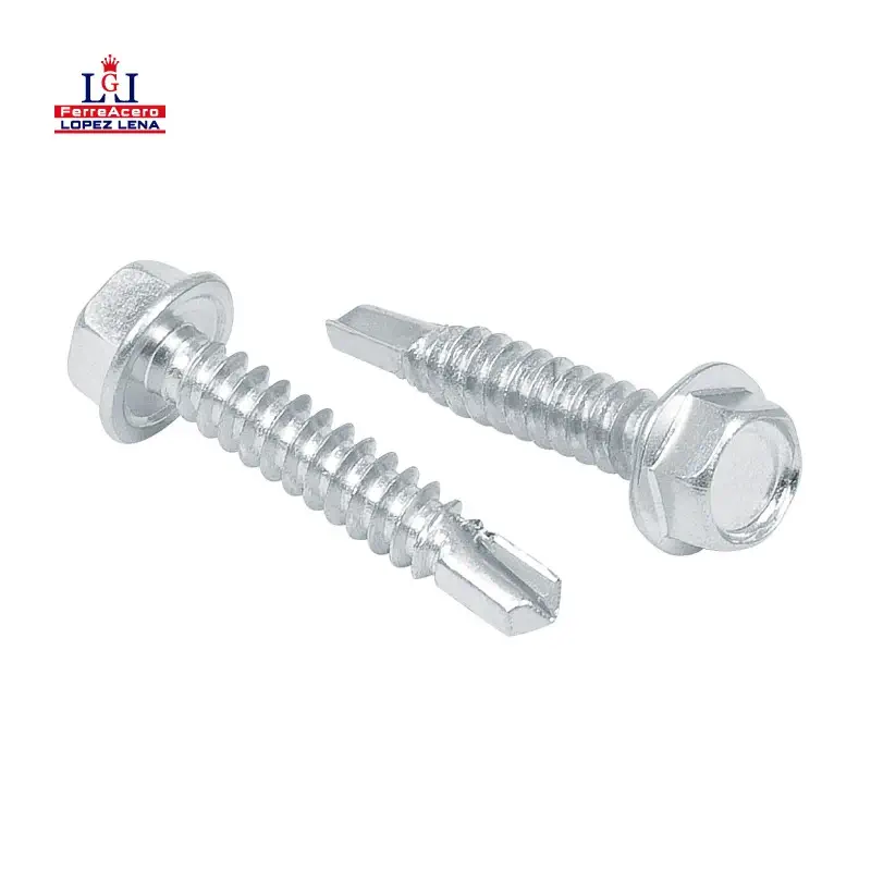 Pija Galvanizada Con Cabeza Hexagonal