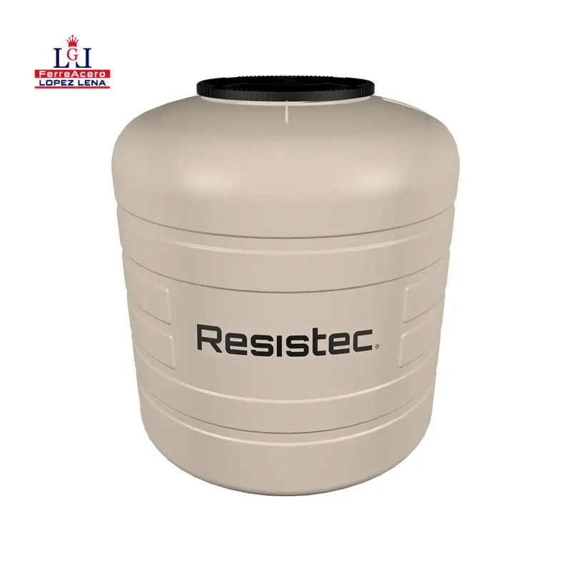 Tinaco Resistec Beige 1100l - Diametro 1.16m - Altura 1.25m.