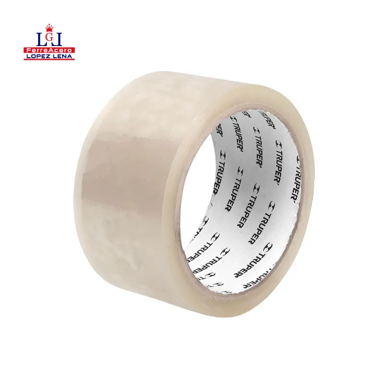 CINTA DE EMPAQUE TRANSPARENTE TRUPER - 48MM X 40ML - CTR-40 .