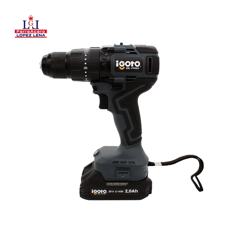 Taladro Rotomartillo 20 V Inalambrico Brushless - Igoto - Hi1001.