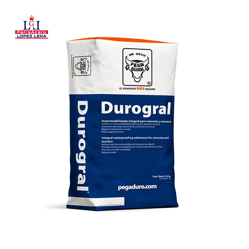 Durogral Pegaduro - 12.5 Kg - (impermeabilizante Integral Para Concretos Y Mortero.