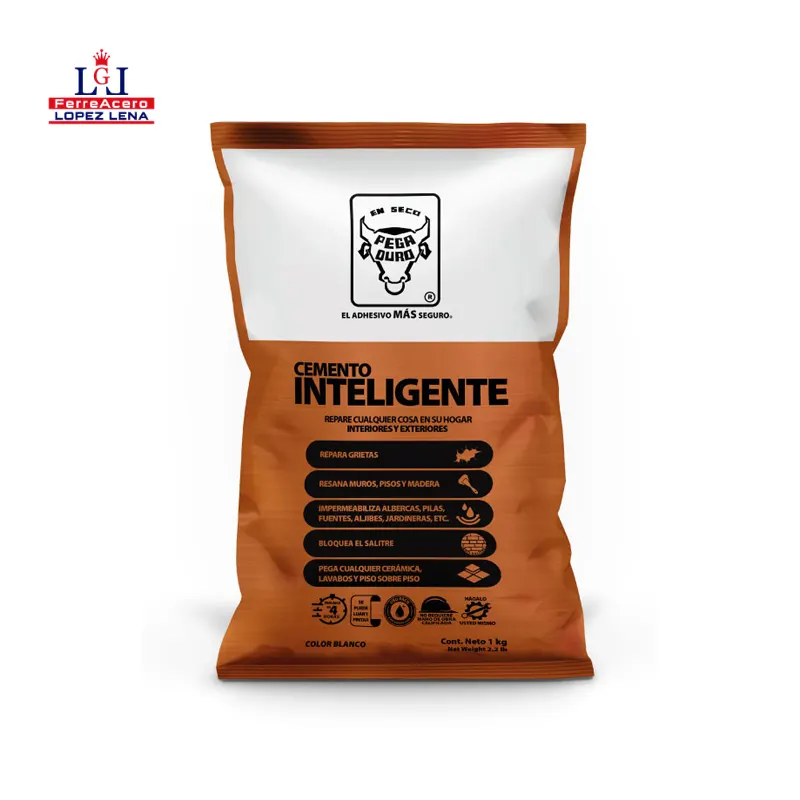 CEMENTO INTELIGENTE BLANCO  (TODO EN 1 ) - PEGADURO - (1 KG) - INTEL1.
