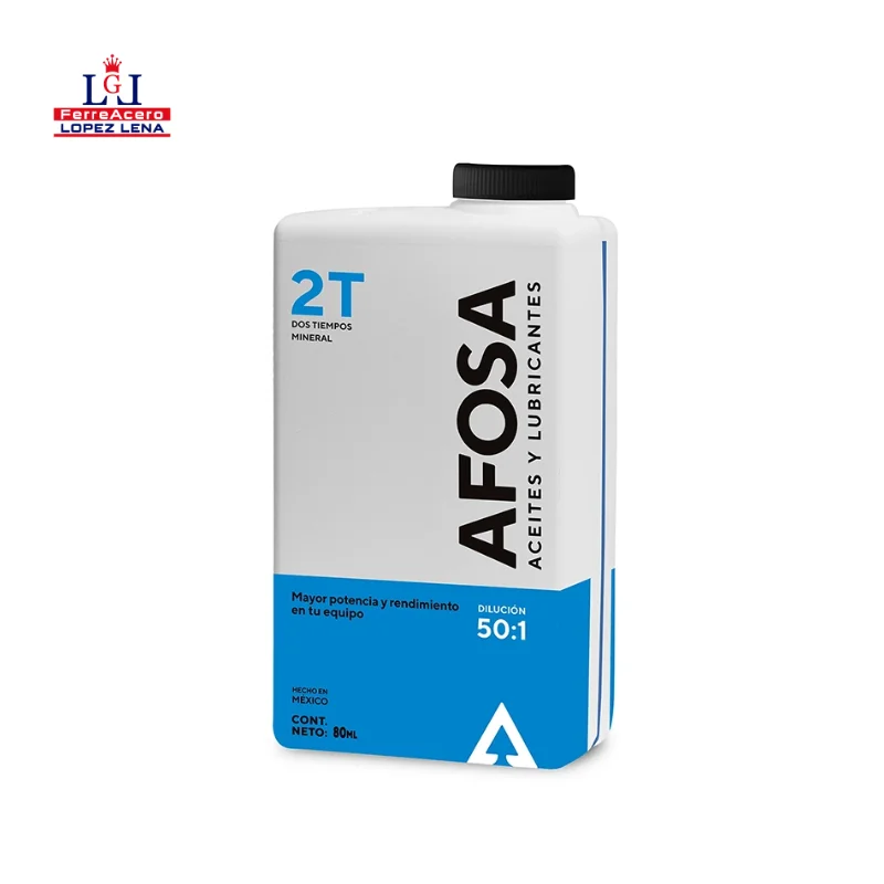 ACEITE 2 TIEMPOS P/MOTOSIERRA - AFOSA - 080ML - A2T-80.
