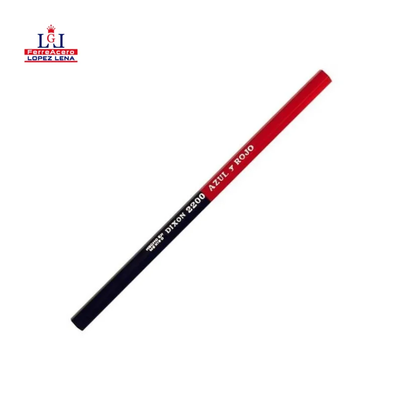 BICOLOR DIXON GRUESO - (1 PIEZA) -  DIXON 2200 AZUL Y ROJO.