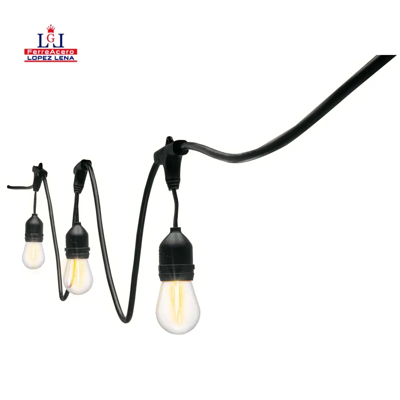 SERIE CON 24 LUCES LED  P/EXTERIOR - 14.6 MT - VOLTECK - SL-14L.