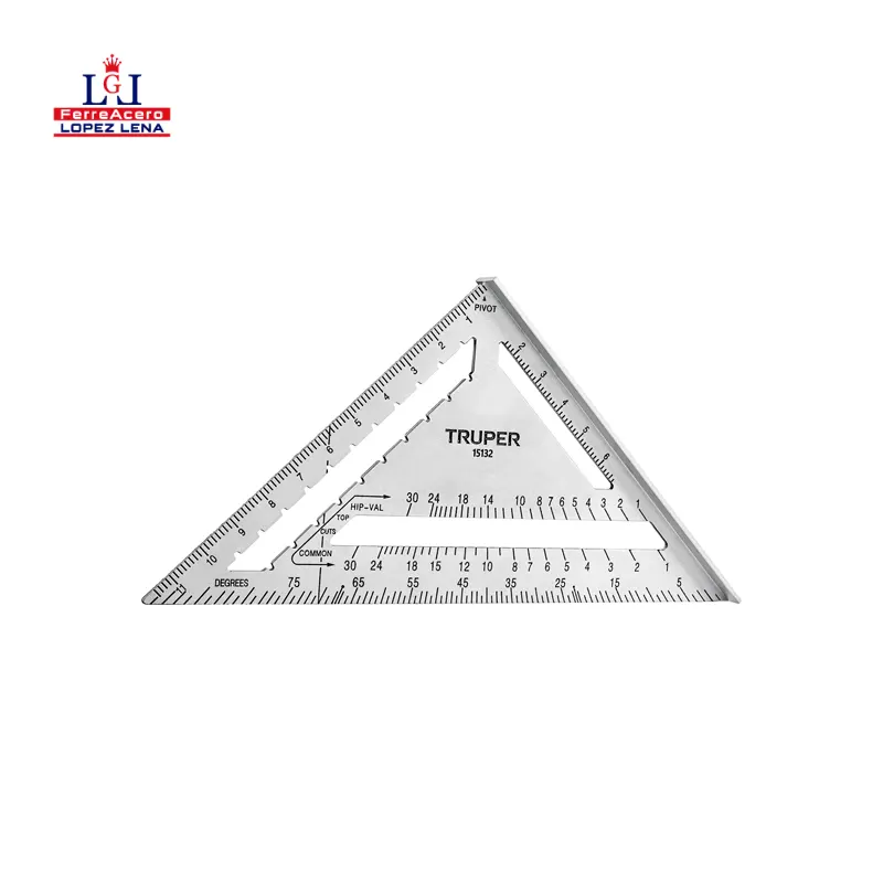 Escuadra 12" De Aluminio Para Muros - Truper - Et-12a.