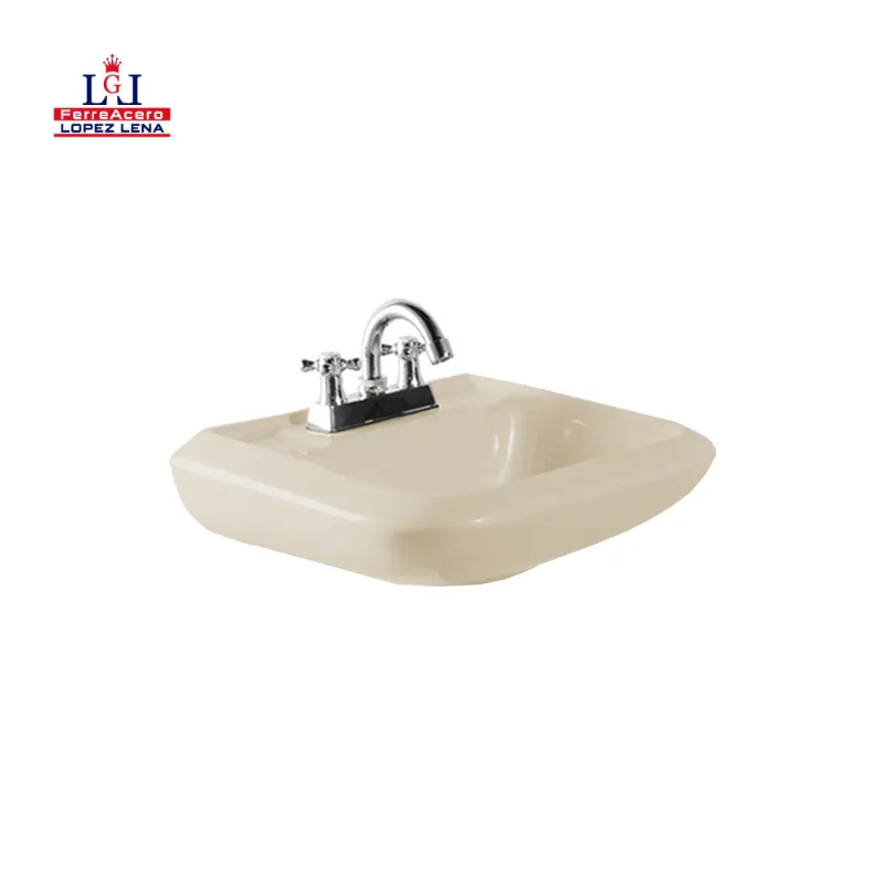 LAVABO CERAMOSA MARFIL GENOVA.