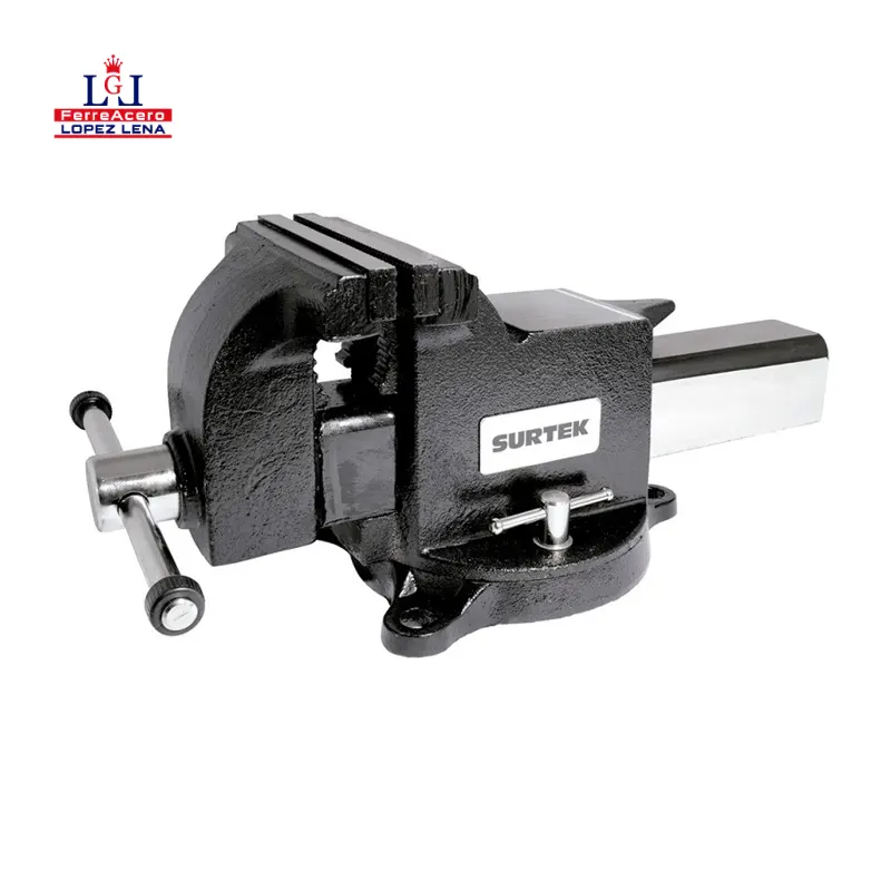 Tornillo De Banco Con Mordazas Forjadas N. 4 - Surtek - 107024.