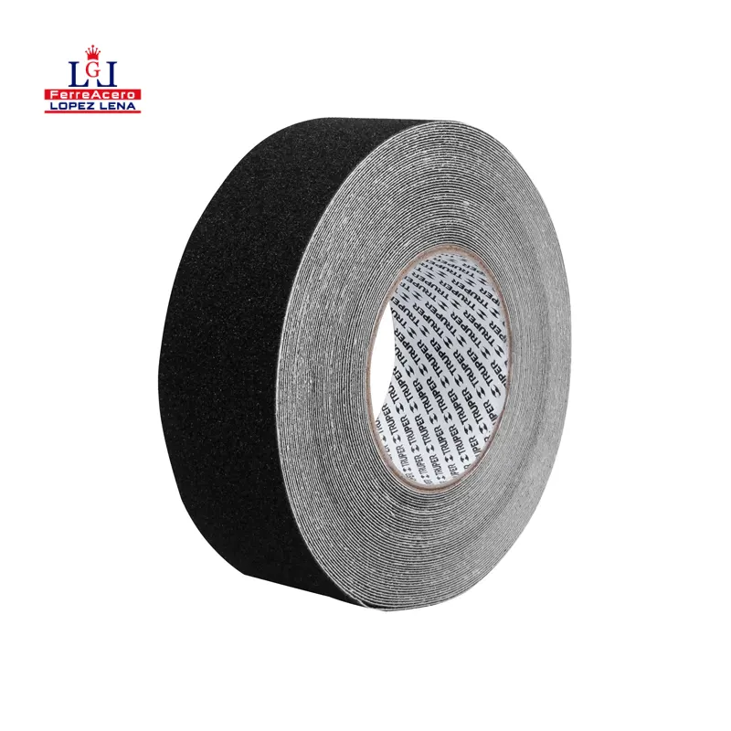 Cinta Antiderrapante Negra 50mm (rollo De 18 M) Con Abrasivo - Truper -cia-218n.