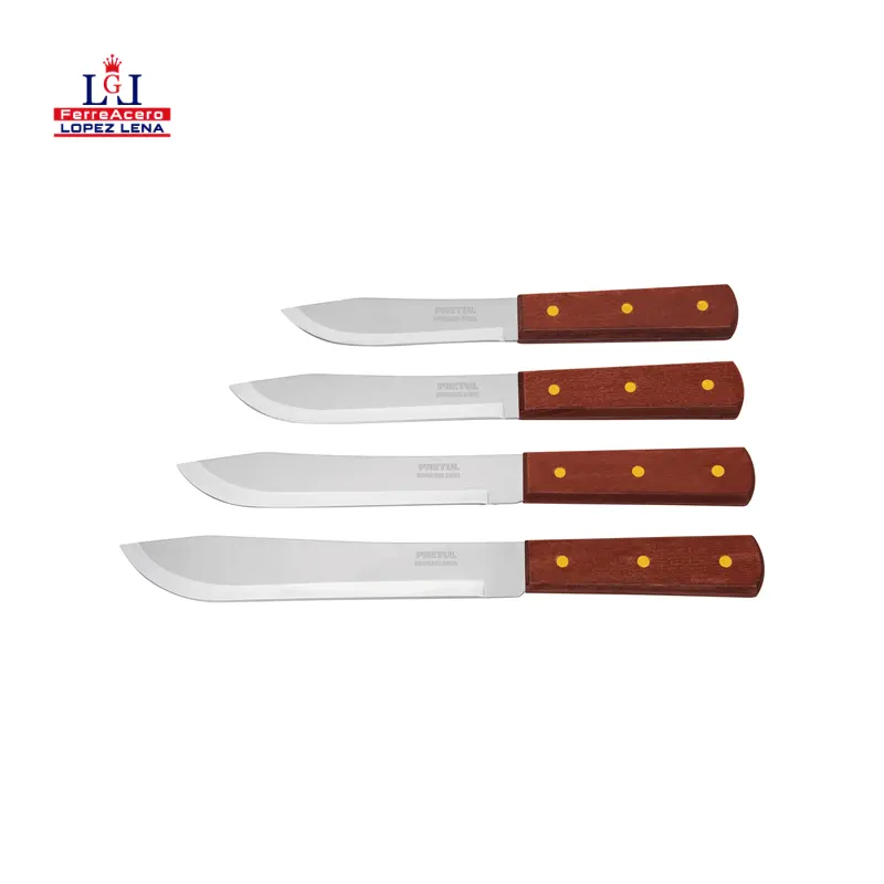 Cuchillo Cebollero Mango De Madera Pretul