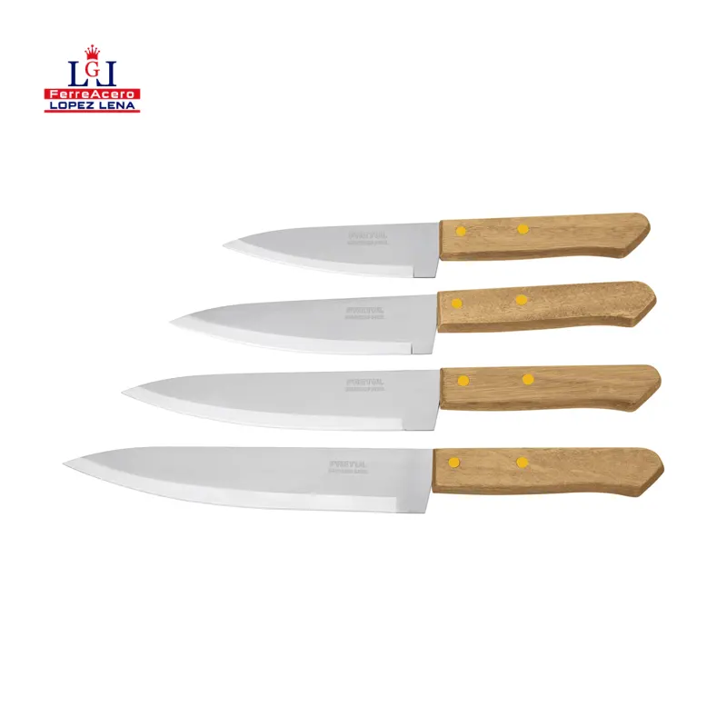 Cuchillo De Chef Mango De Madera Pretul