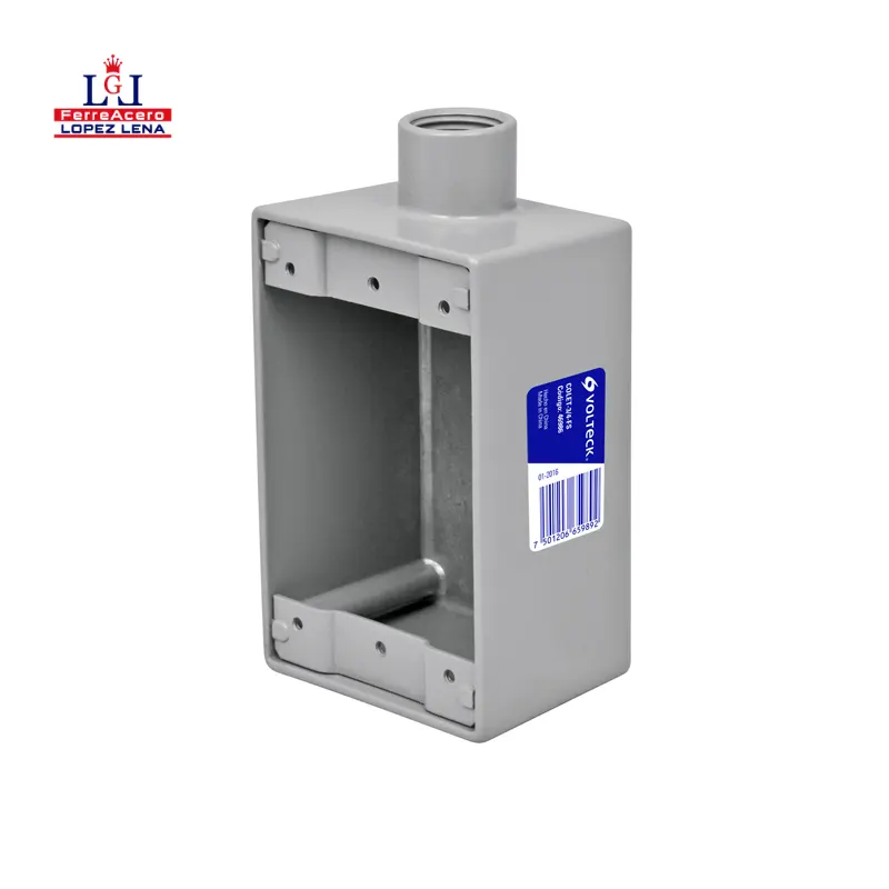 Condulet Tipo Chalupa 3/4" Conexion - Fs - Para Contacto Duplex - Volteck -colet-3/4-fs.