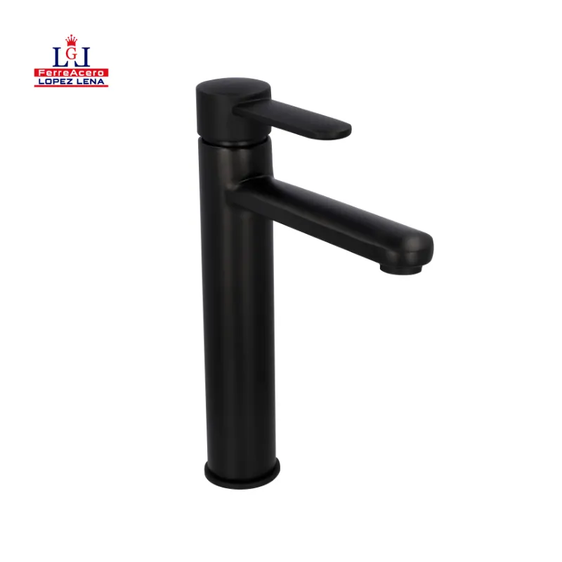 Monomando Alto P/lavabo - Negro Mate - Neek - Urrea - 9435nk.2.