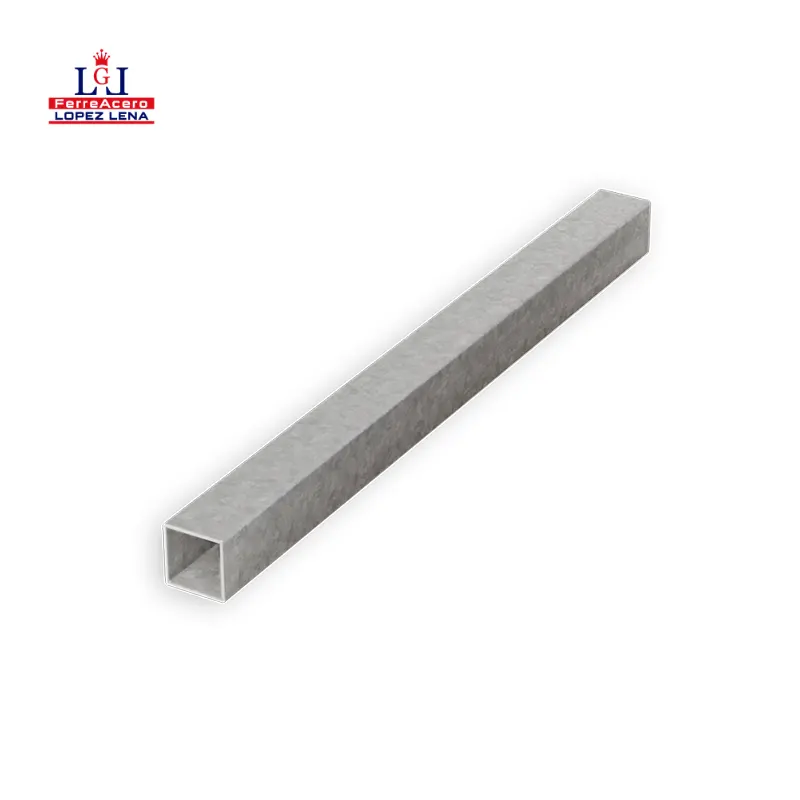 Ptr Galvanizado S/pintar  C-14 038mm X 038mm - 1 1/2