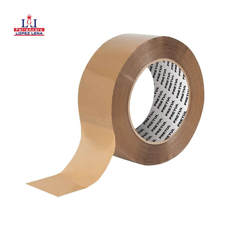 CINTA DE EMPAQUE CANELA PRETUL - 48MM X 150ML - CCA-150P.