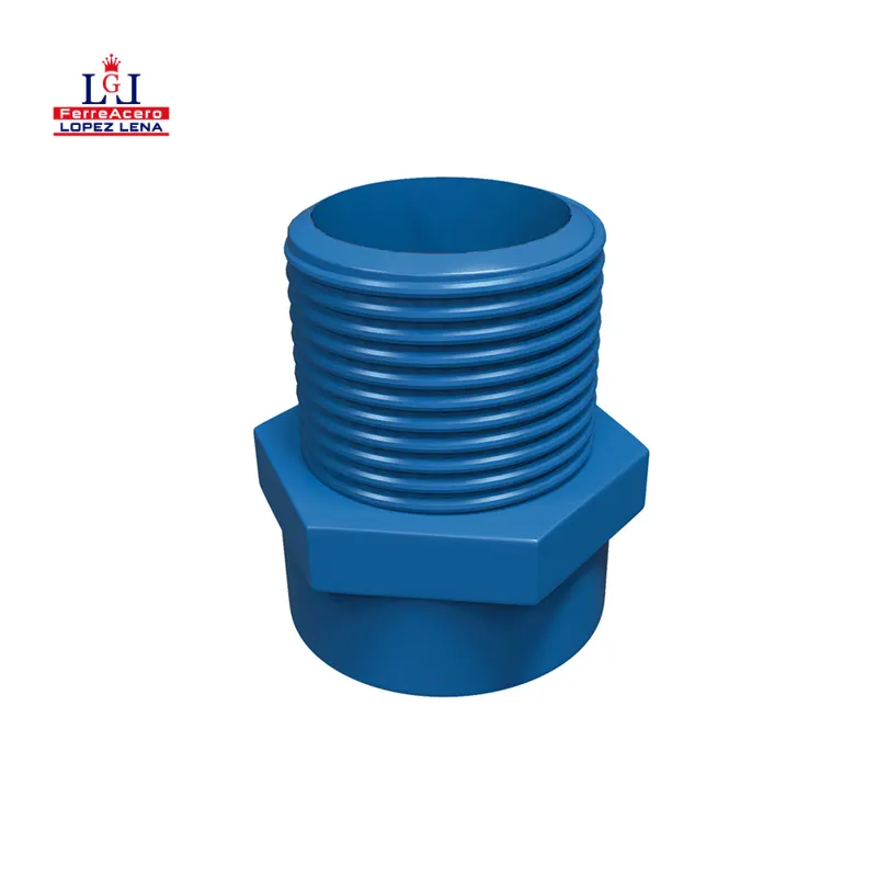 Conector Exterior Cpvc Azul Flowguard Gold