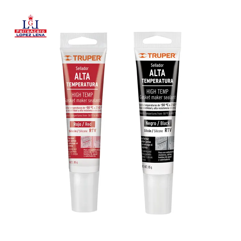 Silicon Tubo De 85gr - Rtv Para Altas Temperaturas - Truper