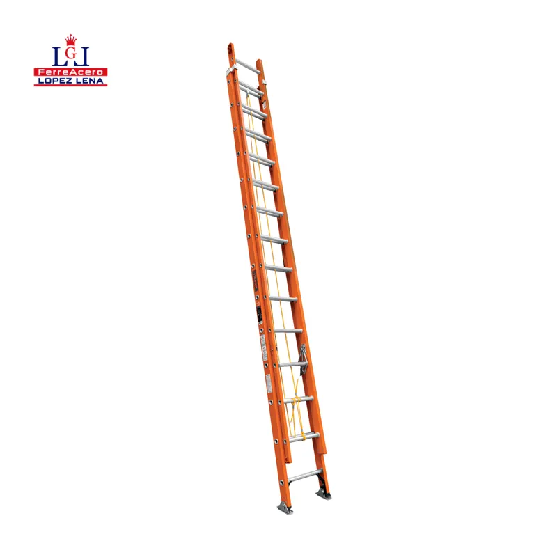 Escalera Extension Truper 28 Esc - Ese-228fv Fibra De Vidrio - Longitud 07.7m.