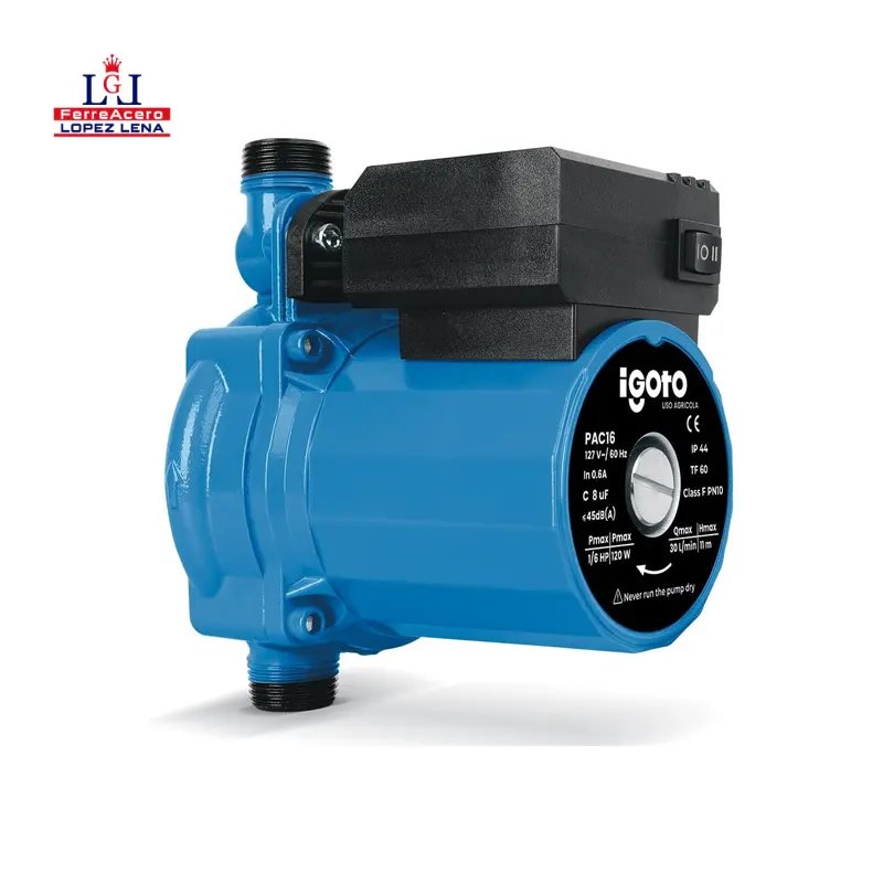 BOMBA AGUA PRESURIZADORA 1/6 HP IGOTO - PAC16.