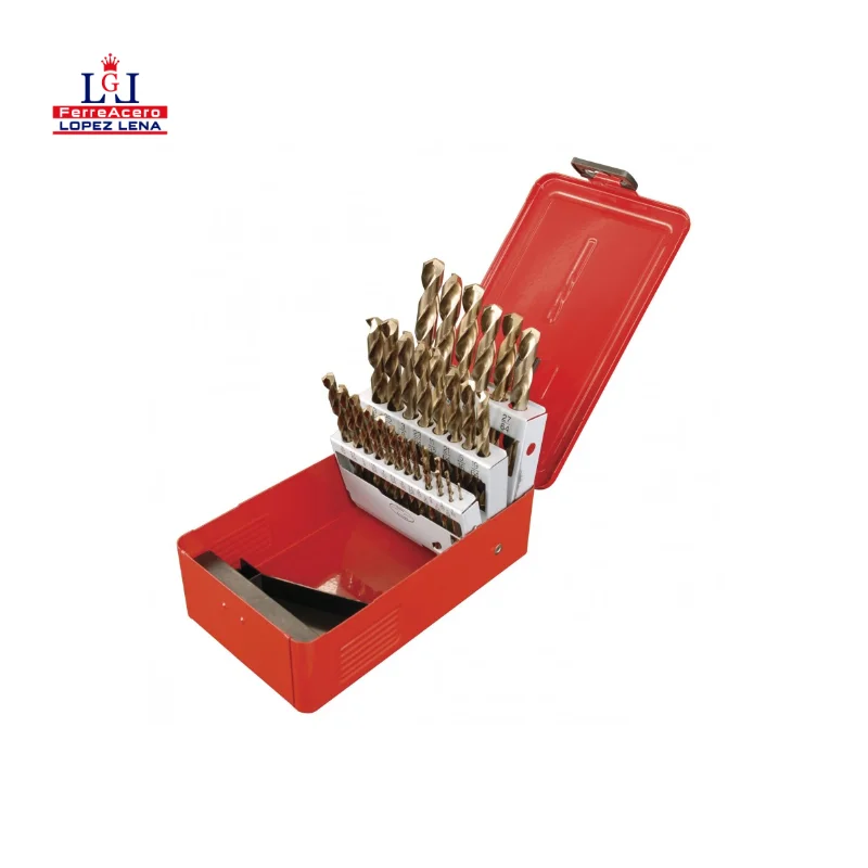 Juego De 29 Brocas Con Cobalto  Para Metal Alta Velocidad Zanco Recto -  Urrea - C5129.