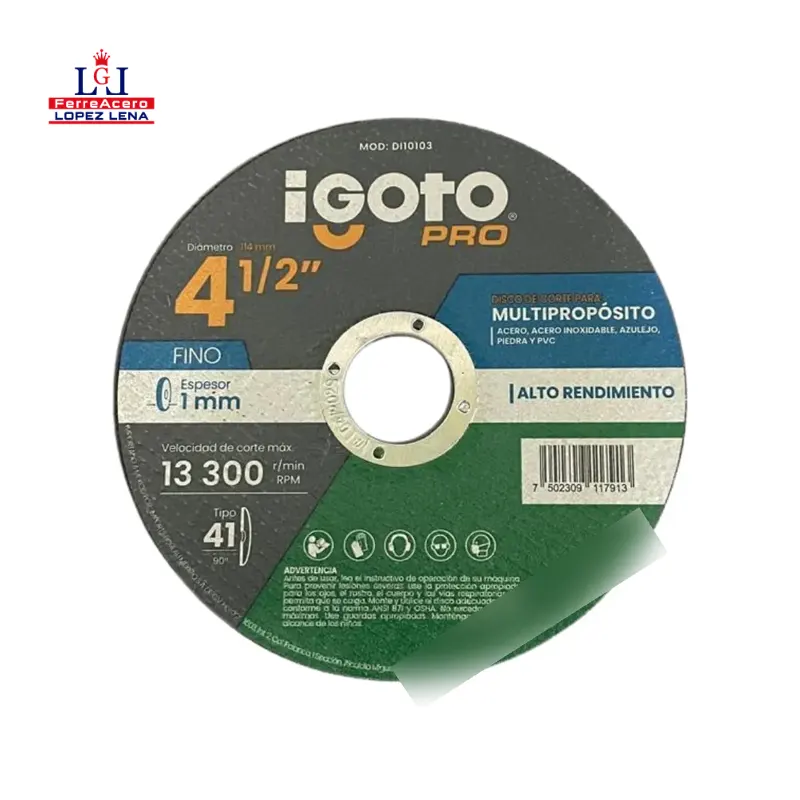 Disco Desbaste Metal - Igoto - 04 1/2